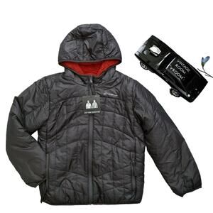 Eddie Bauer NWT Reversible Puffer Jacket Boys S (7/8)
